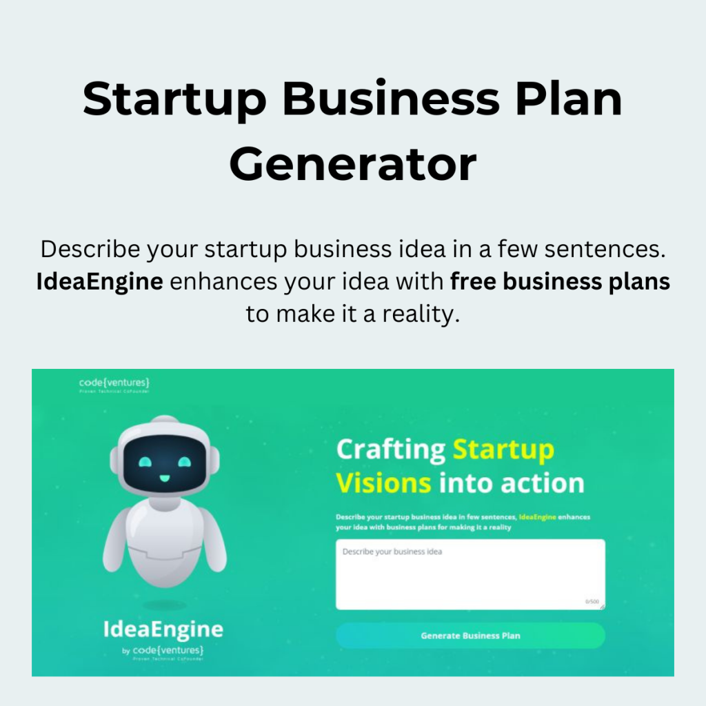 Startup-Business-Plan-Generator-1-1 Startup stories, Business guides & Marketing | Codeventures Blog Startup business plan generator