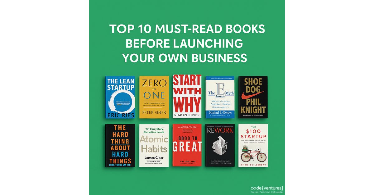 Top 10 Must-Read Books Before Launching Your Own Business